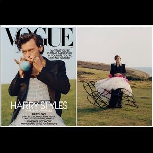 HARRY STYLES december 2020 VOGUE MAGAZINE!! 💖💙